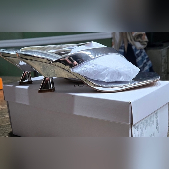 The Drop Women's Dakota Thong Scupted Heel Sandal #921, 922 - Picture 6 of 13